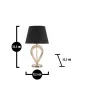 LAMPA STOŁOWA MAXT Ø 32,5X53,5 cm
